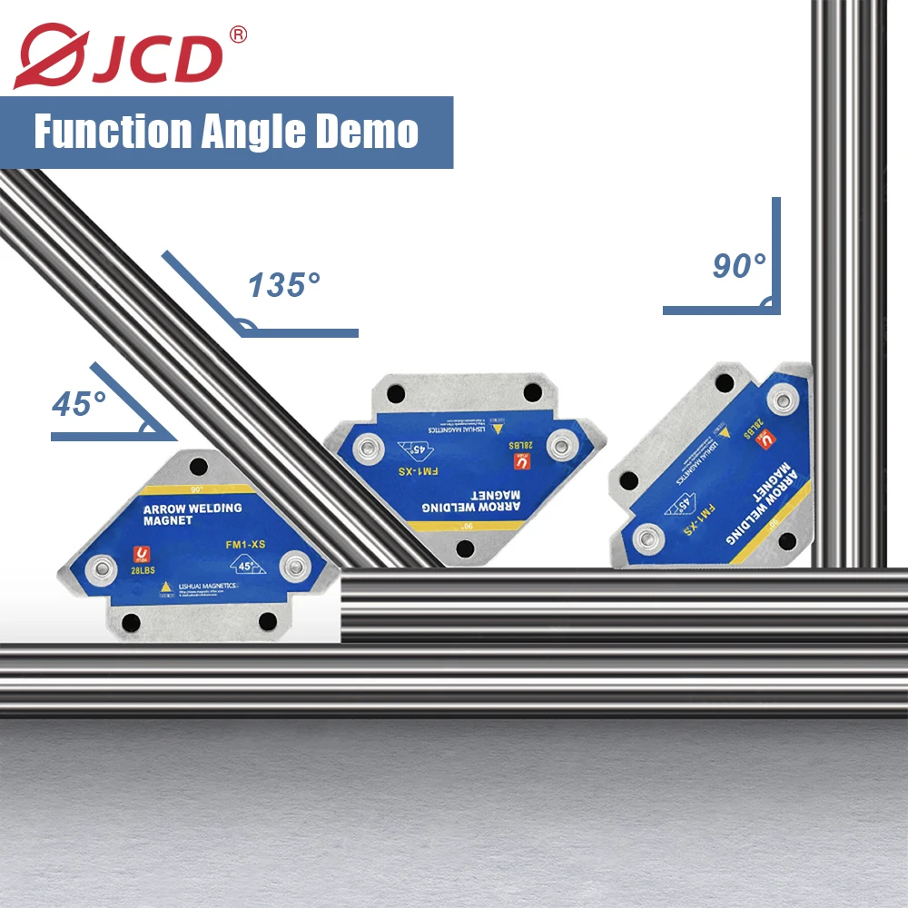 12.5/25/50/75Kg Magnetic Welding Holders Angle Solder Arrow Magnet Weld Fixer Positioner Ferrite Holding Auxiliary Locator Tools