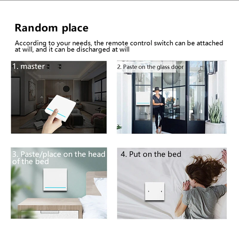Bouton de sortie de porte Tuya WiFi, interrupteur poussoir de déverrouillage sans fil, capteur de serrure de porte électronique, système de contrôle d'accès, ouverture à distance