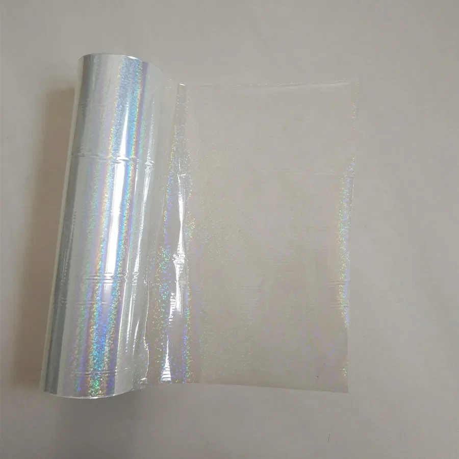 Holographic Foil Transparent Dot Point Pattern Stamping Foil Hot Press on Paper or Plastic Transfer Film