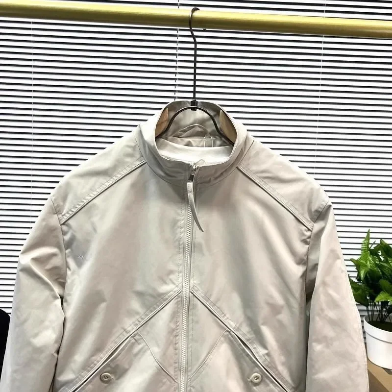 Spring and Autumn Men's Winter Jackets Man New in Jackets Short Winds Men Campus Coat Mens Clothing Baseball Uniforms Coats