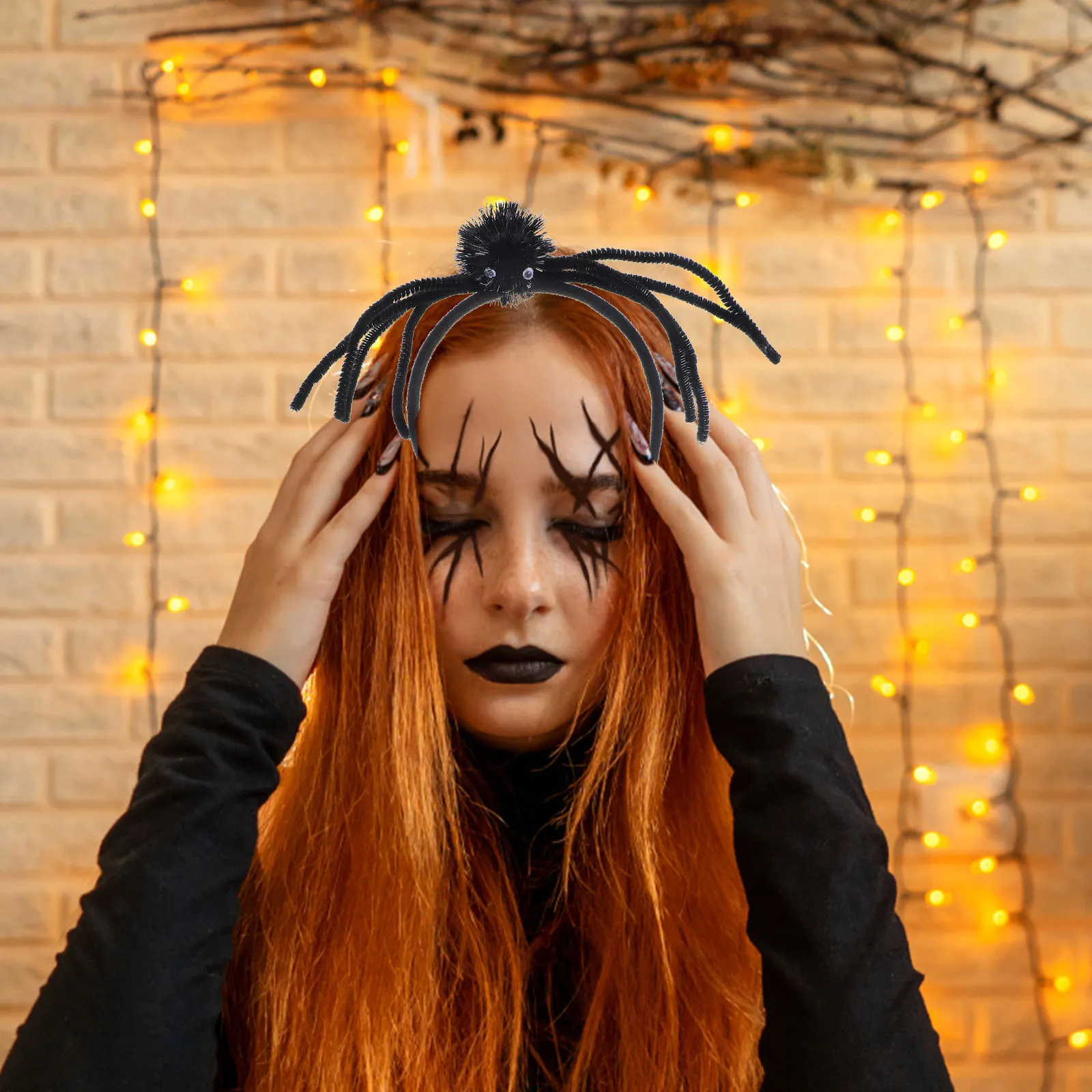 

4 Pcs Costume Headwear Halloween Hair Bands Costumes Spider Headbands for Hairband Adult