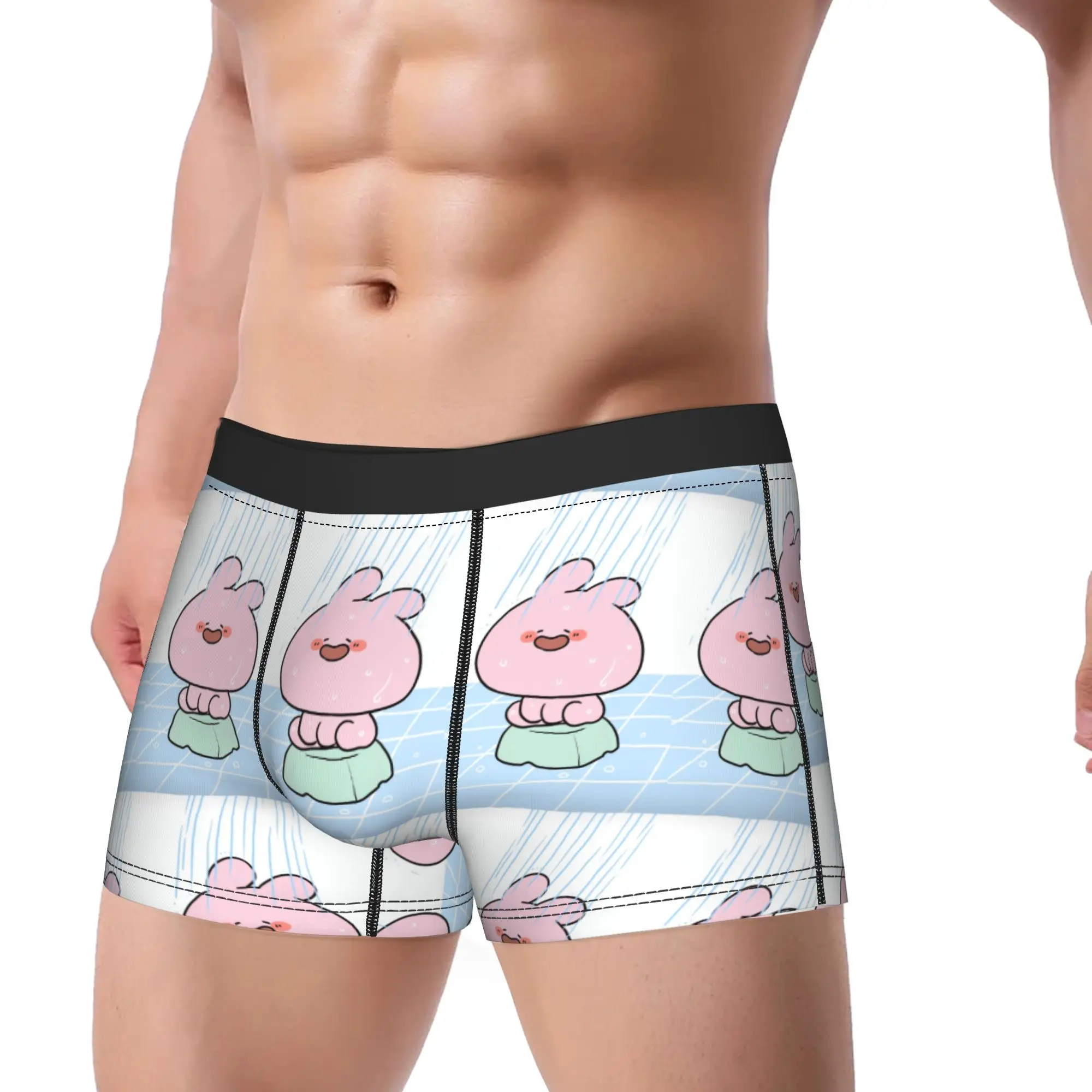 

Нижнее белье A-Asamimichaan, мужские трусы, забавные трусы-боксеры на заказ, горячая распродажа, трусы-боксеры большого размера 2XL