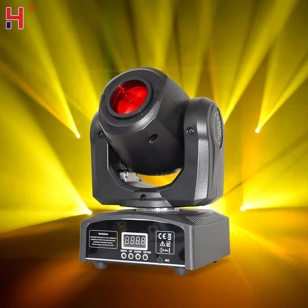 

Hongyi Lyre Moving Head 30 Вт Мини-светодиод 7 цветов 8 гобозвук Активное сценическое освещение для бара, клуба, вечеринки, дискотеки, шоу, мероприятия, эффект танца