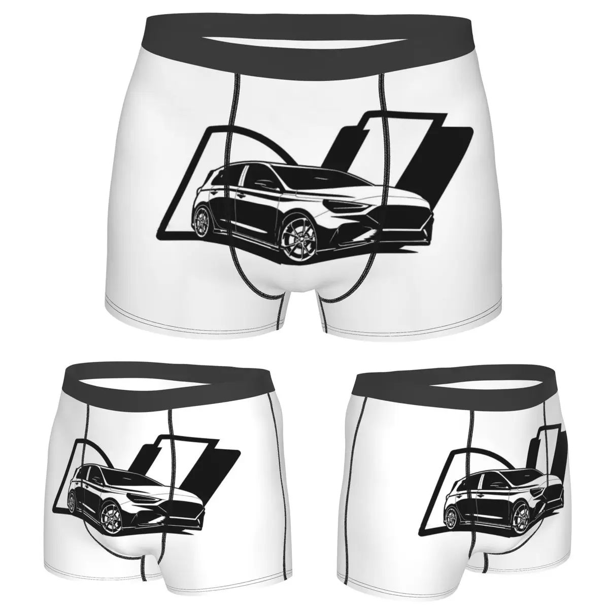 

Boxer Underpants Shorts Hyundai N Performance Panties Male Soft Underwear for Homme Man Boyfriend Gifts