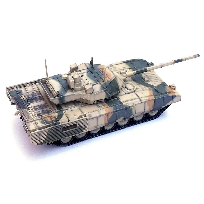 2024 1/72 Scale Panzerkampf Finished Model Of Russian T-14 Armata Main Battle Tank Mountain Camouflage Tracked Fighting Vehicle