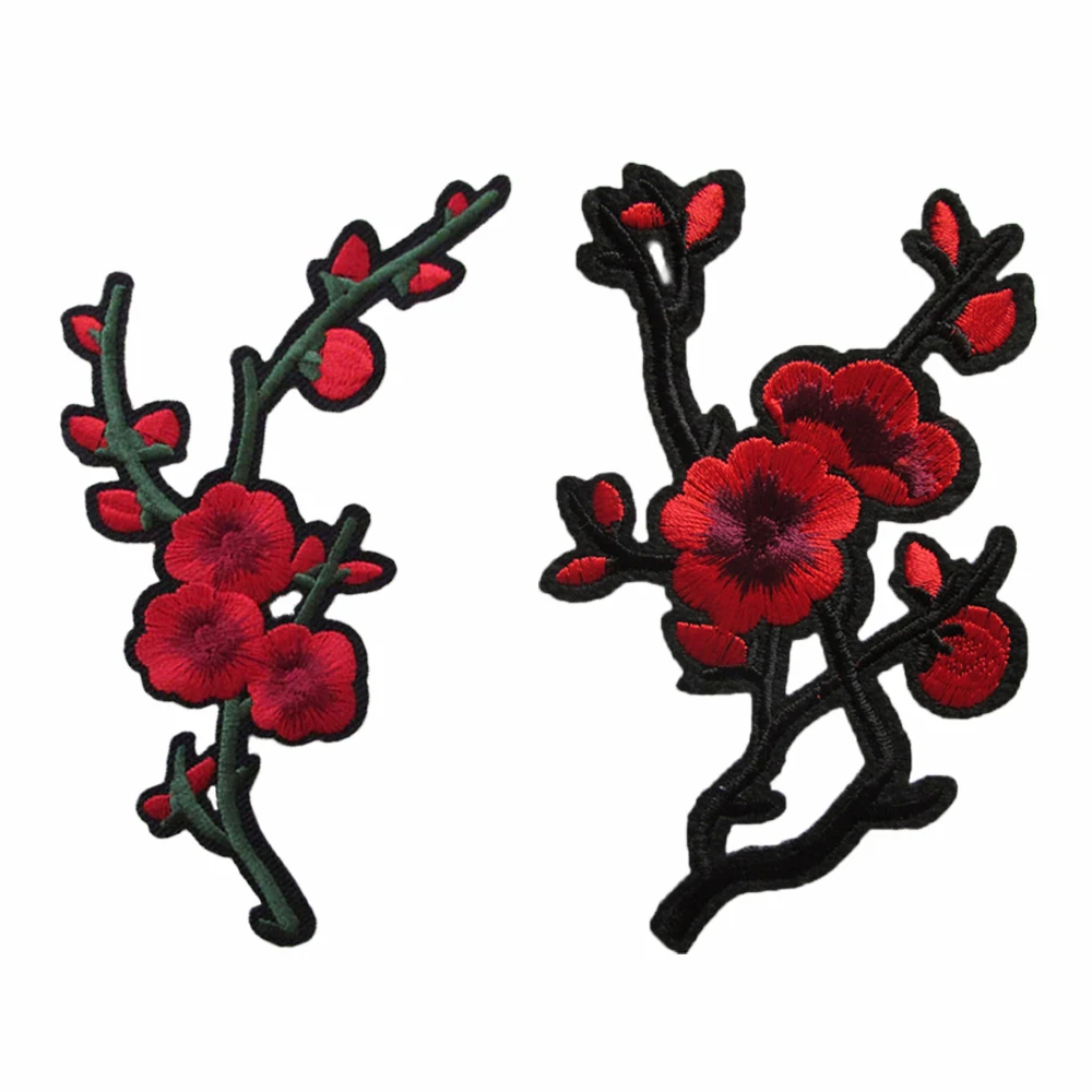 Sewing embroidery flower pattern patches fabric patches DIY hot melt adhesive ironing decoration clothing fabric patches image 3
