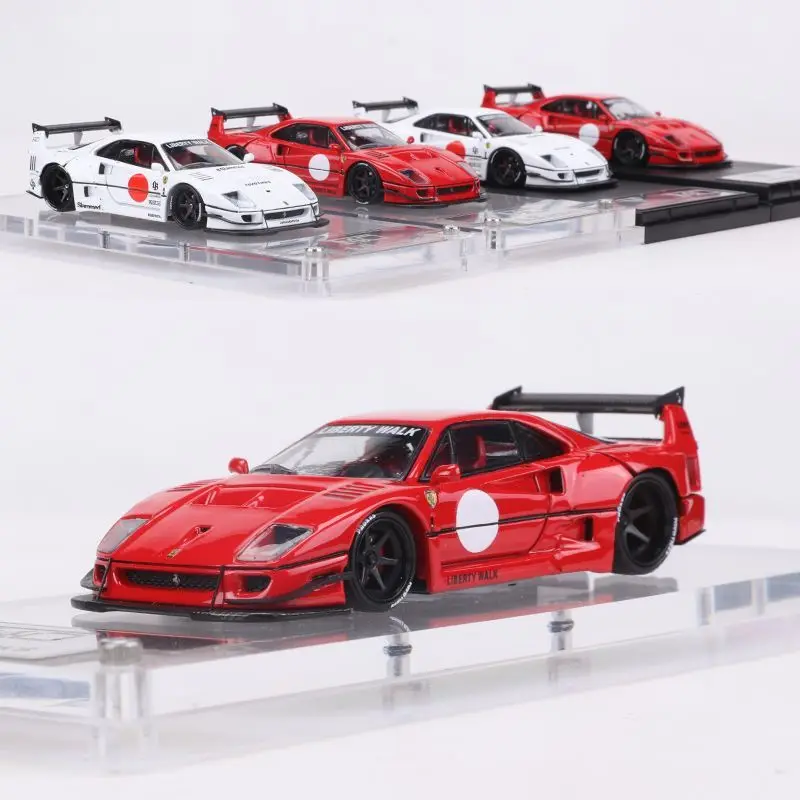 

Модель звезды 1:64 Ferrari F40, модификация с широким корпусом, задняя крышка, может быть открываемая литая под давлением модель автомобиля из сплава, коллекция подарок