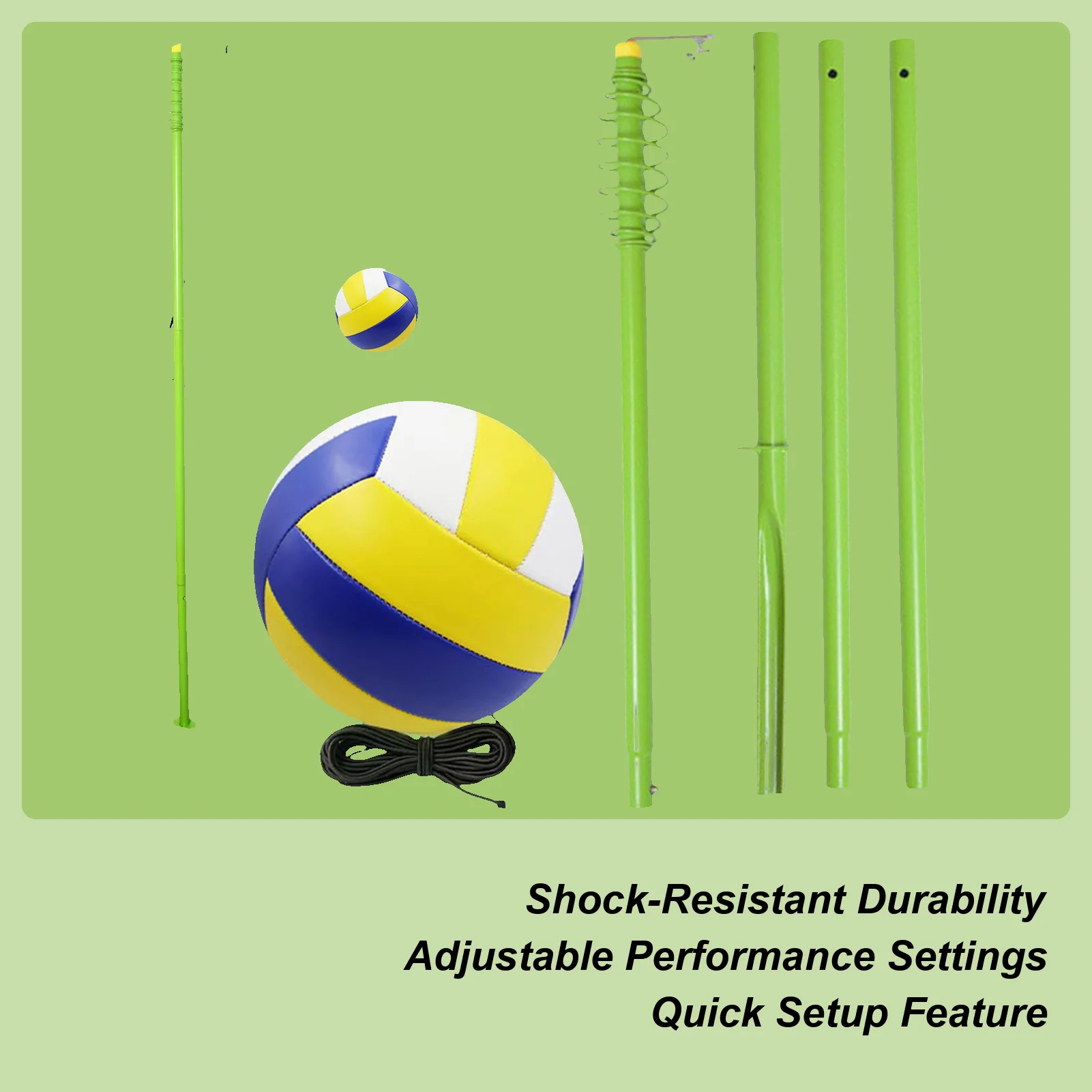 

Volleyball Training Equipment Volleyball Serving Setting Spiking Practice Aid Portable Sports Training Practice Gear for Teens