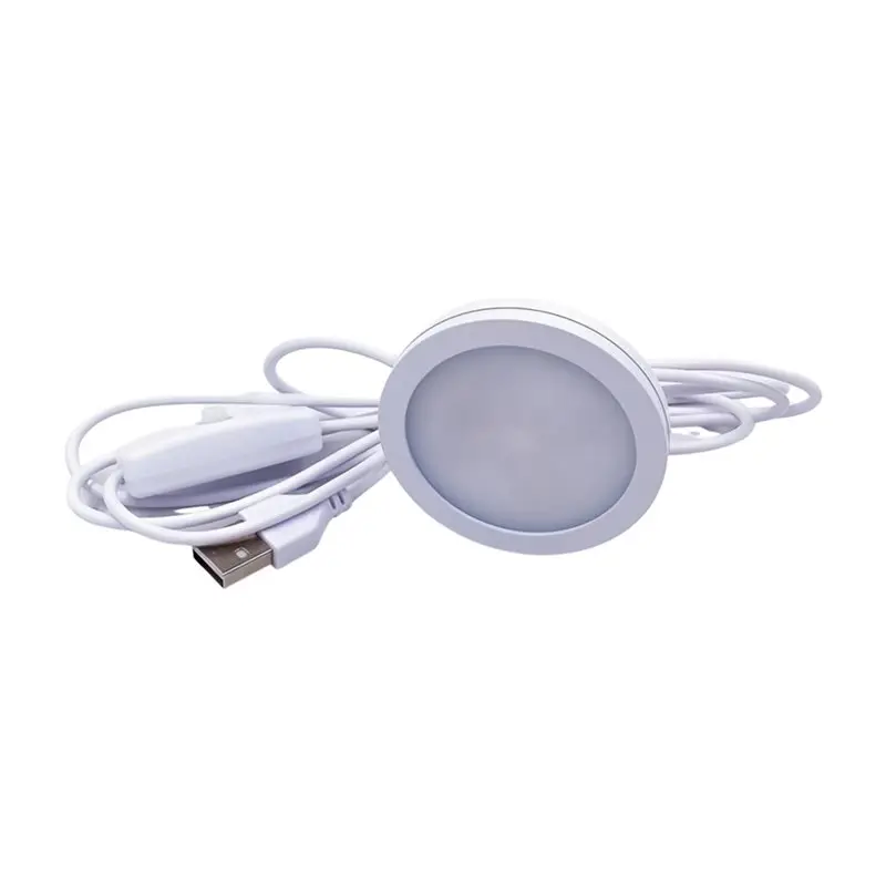2X Smart LED Cabinet Lights, RV Lights Ice Hockey Cabinets, Wine Cabinets, Wardrobe Lights USB Charging Night Lights B