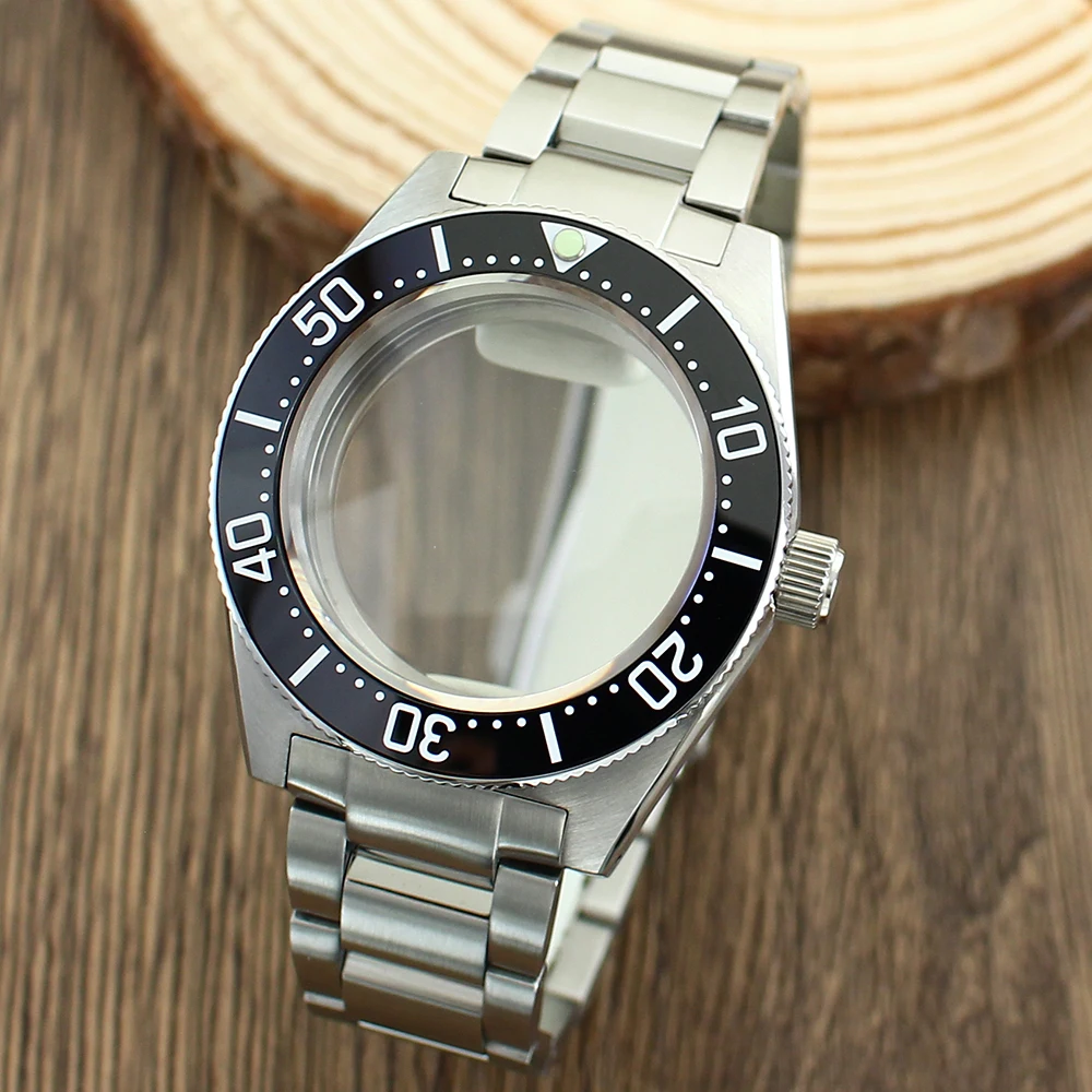 SPB143J1/SPB253J1 40mm Dive Watch Case Stainless Steel Bracelet AR Sapphire Crystal For Mod Tiger Whale NH35 NH36 NH38 4R36 Movt