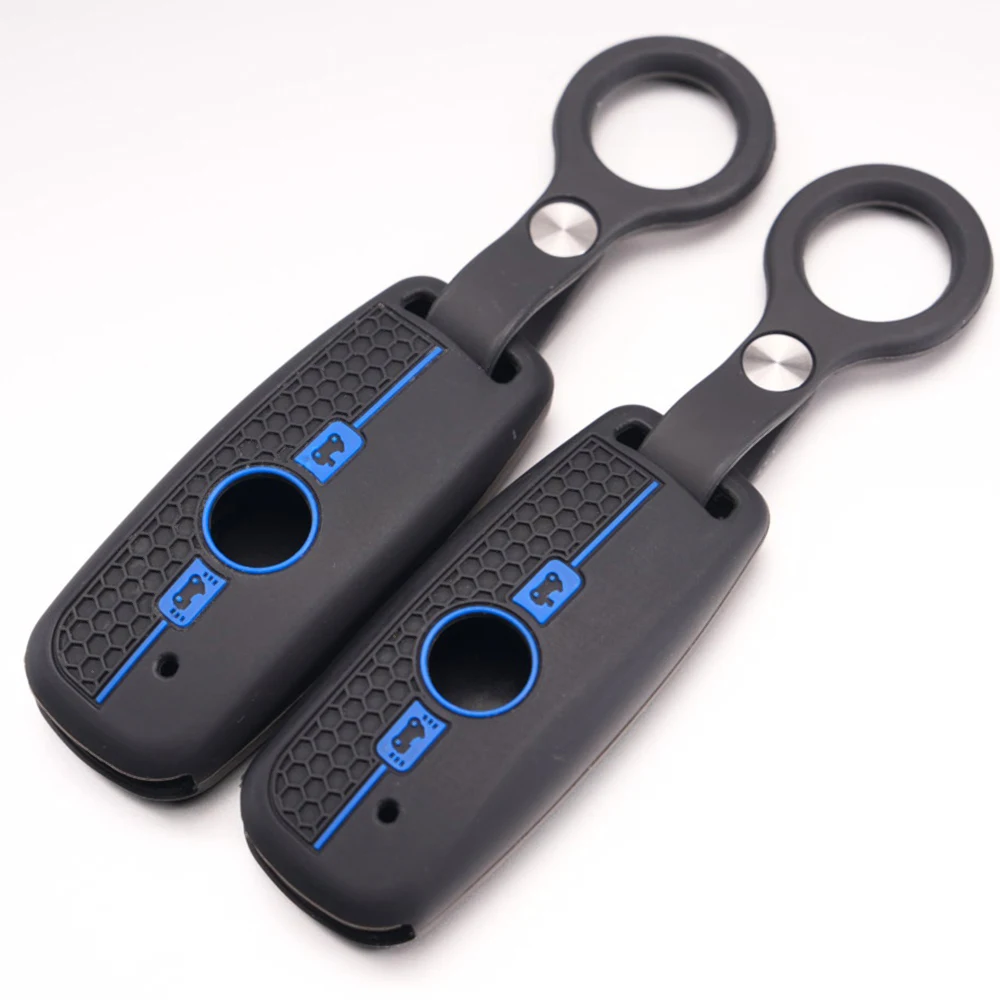 Key Case Cover With Keychain For Honda GL1800 Gold Wing Goldwing F6B Gold Wing Tour DCT High Quality Comfortable Grip Protector