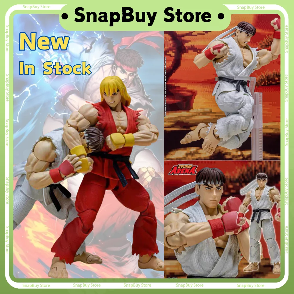 

Street Fighter III New Generation Ryu 1/12 Action Figure Double Heads Statue Collection Model Ornament Decoration Toys Doll Gift