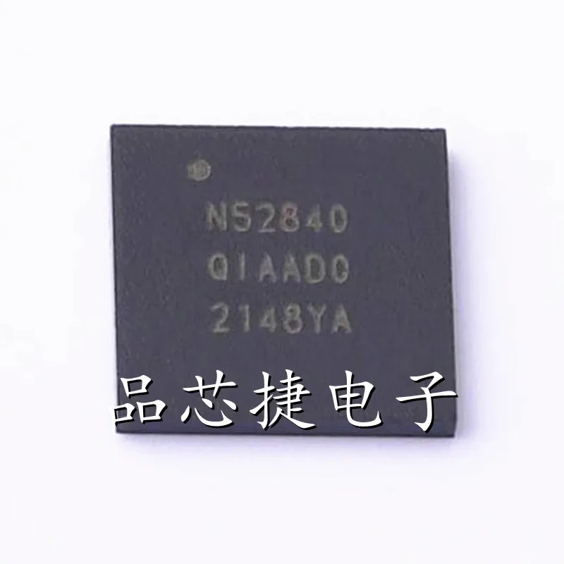 1pcs/Lot NRF52840-QIAA-R Marking N52840 QIAA QFN-73 RF System SoC Multiprotocol Bluetooth 5.3 Supporting Bluetooth Low Energy