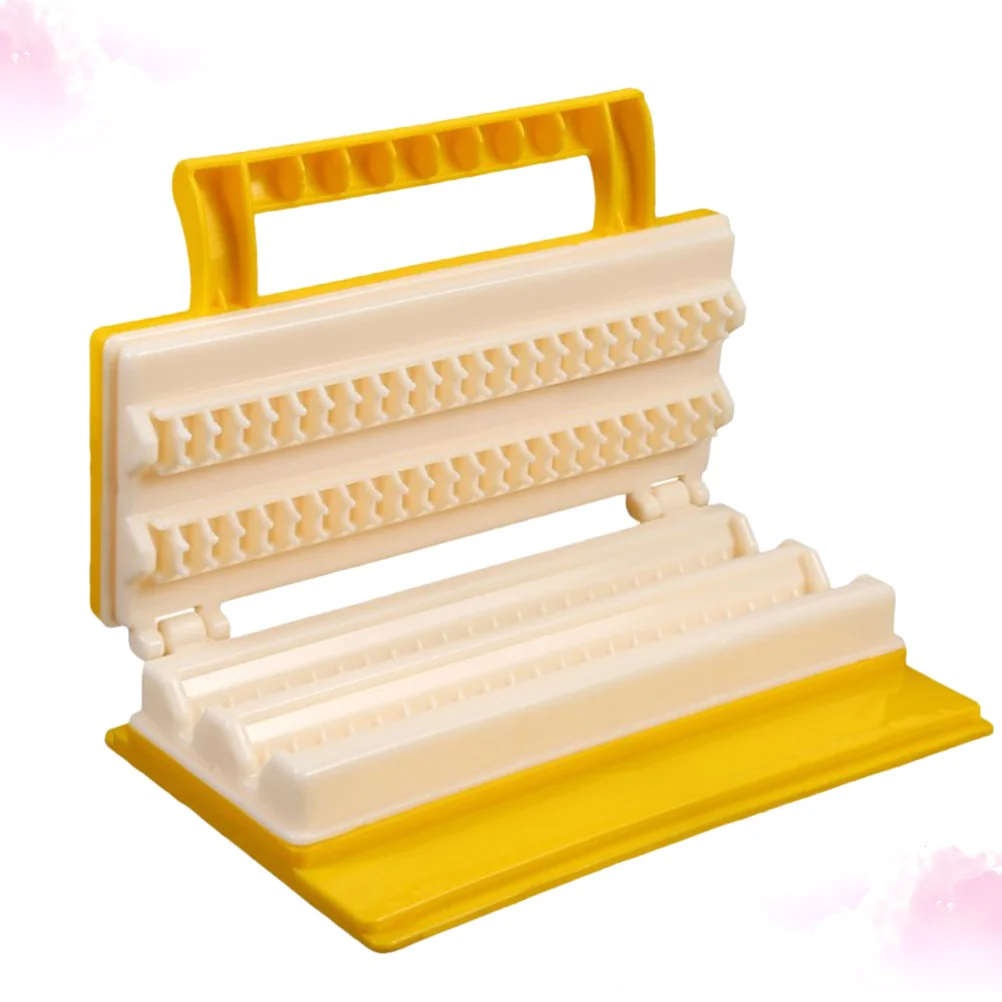 

Double-Row Bbq Skewer Hand-Held Meat Skewer Machine Quick Wear Meat Device Kebab Maker Barbecue Tool Maker Barbecue Accessory