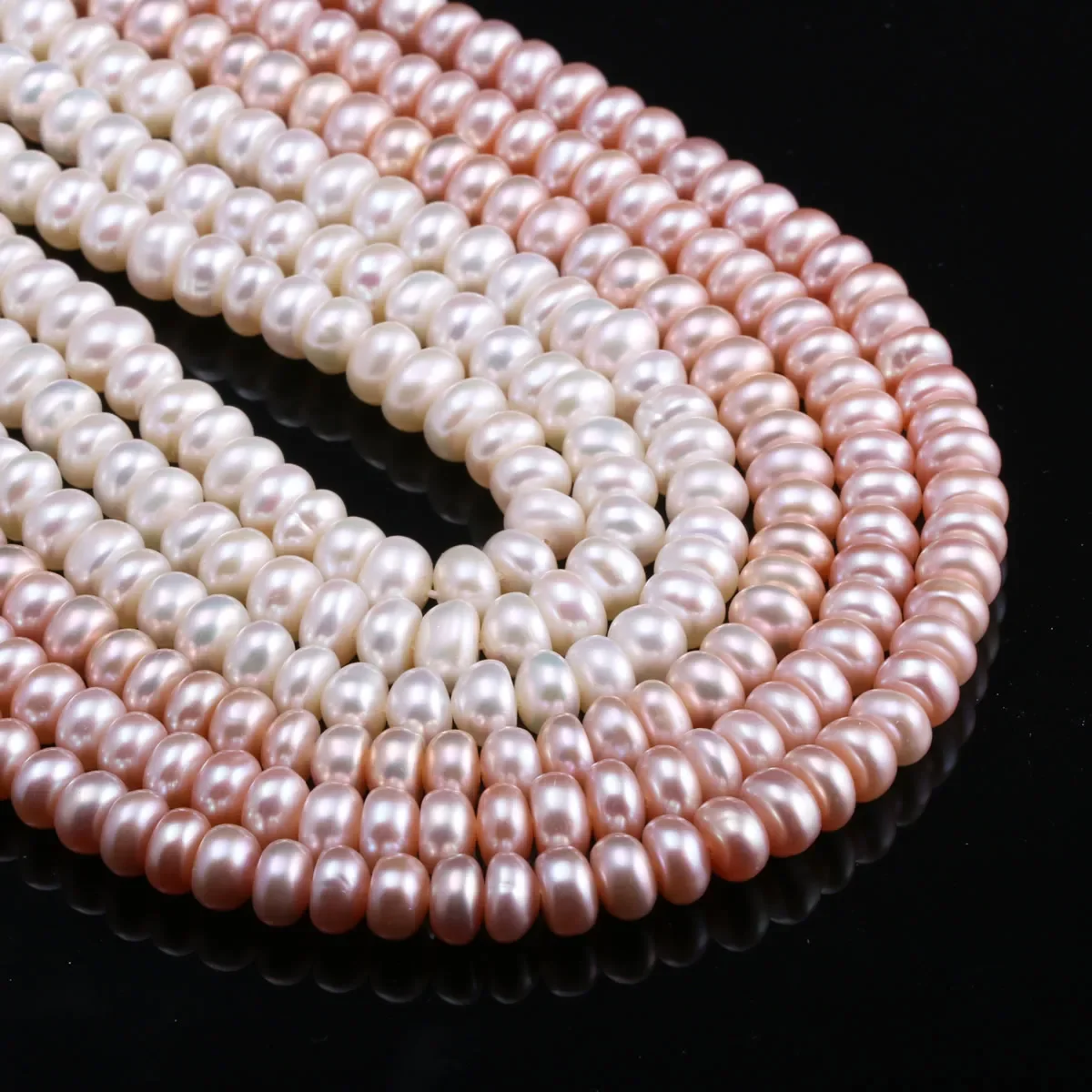 Natural Freshwater Pearls Beads High Quality 36 cm Punch Loose Beads for Jewelry Making DIY Women Necklace Bracelet 7-8 mm