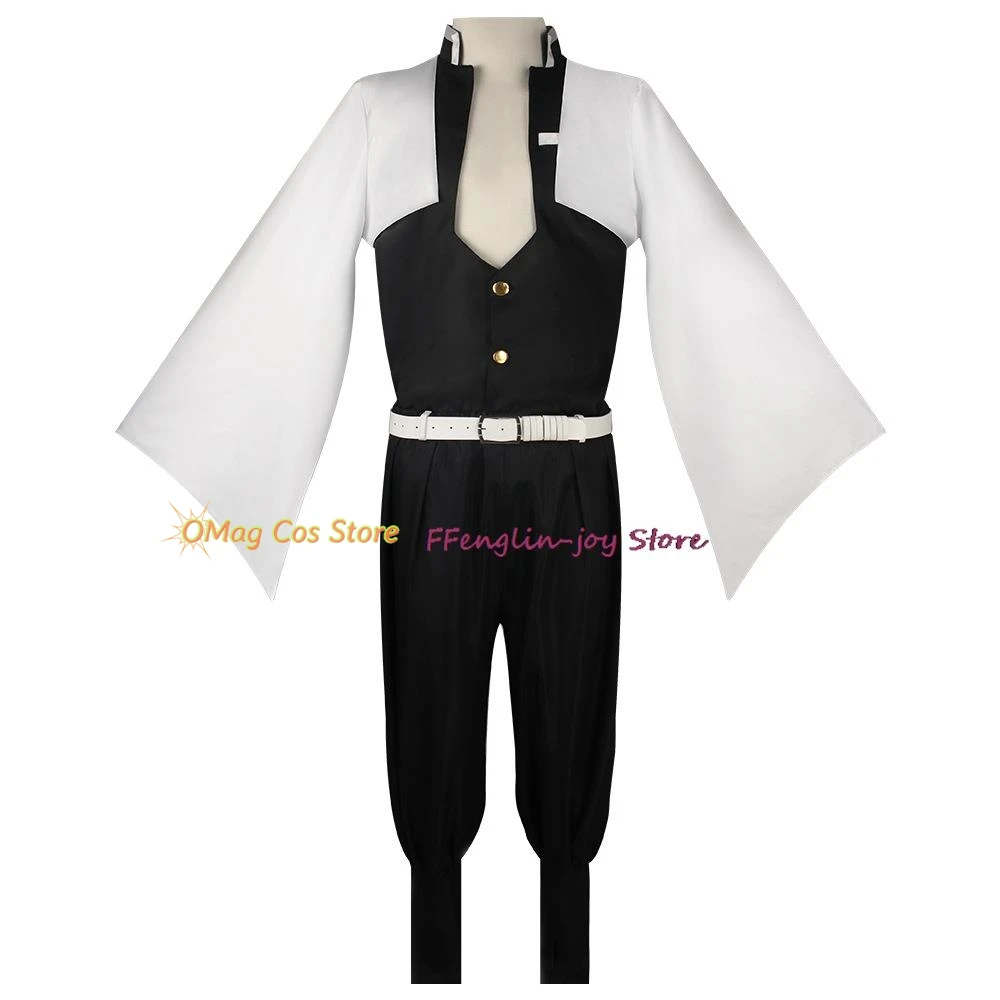 أزياء الهالوين شينازوجاوا التأثيرية سانيمي الرياح هاشيرا الزي شعر مستعار شيطان ملصقات أنيمي هنتر القاتل السيف الكبار الزي