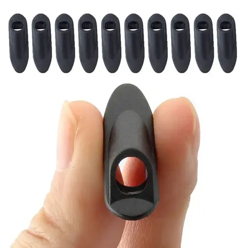 Imagen 2 del producto 10 Uds. De palanca de cambios de freno de bicicleta, Cable de tubo, carcasa de hebilla, dispositivo fijo, abrazadera de tubo de Cable de freno integrada de un solo orificio para ciclismo