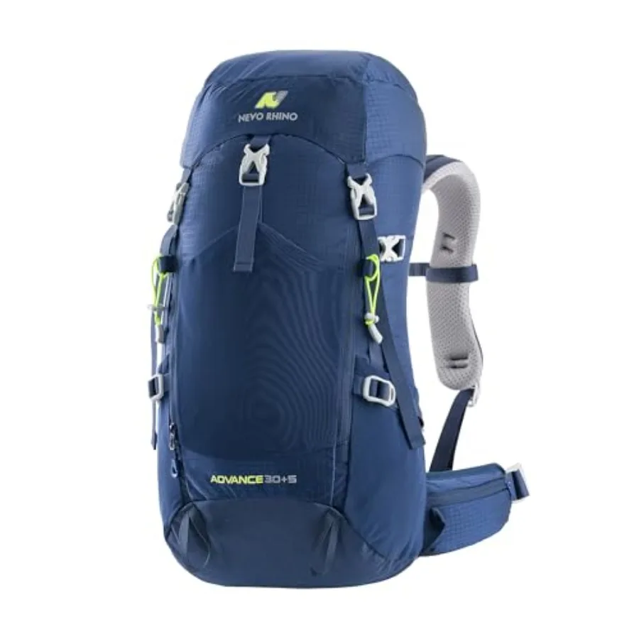 

35L Internal Frame Backpack, Women Men's Backpacking Backpack with Rain Cover, 30+5 L Lightweight Hiking Backpacking Packs for