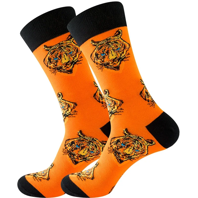Original design autumn and winter animal socks astronaut male socks geometric female socks Halloween socks