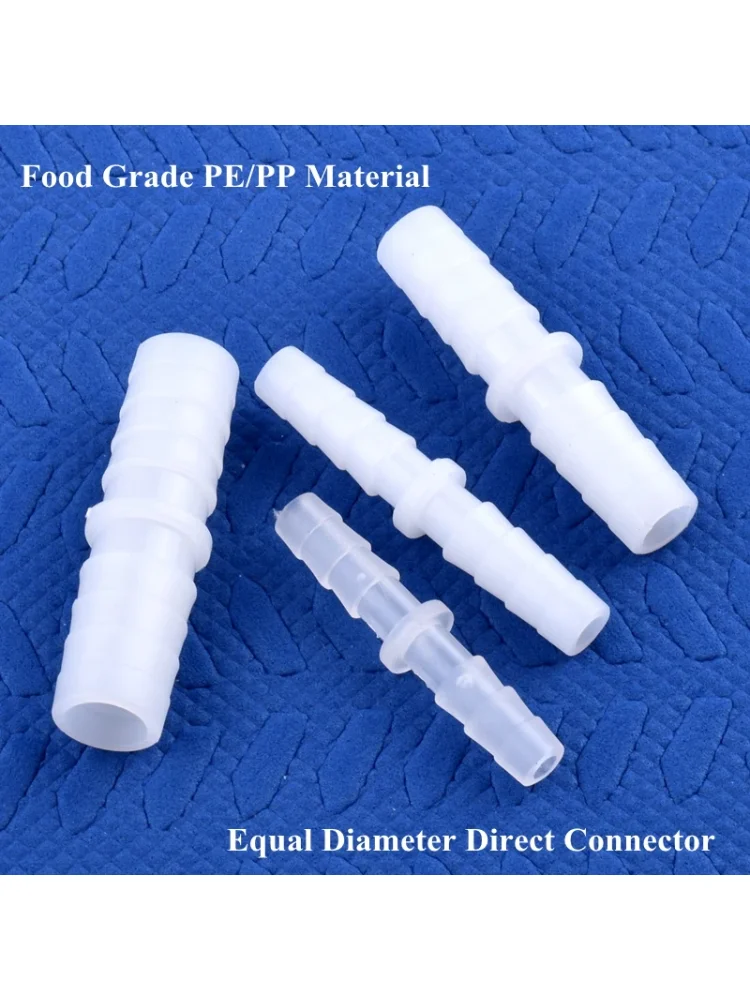 

10pcs 8~12mm Food Grade Plastic Equal Dia Direct Connectors Aquarium Fish Tank Air Pump Hose Pagoda Joint Water Pipe Fittings