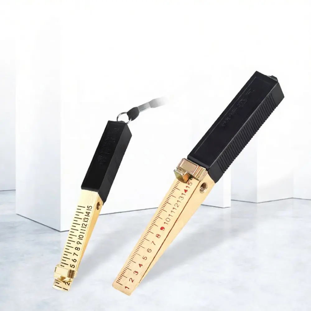 Wedge Shape Feeler Gauge Taper Gap Ruler Precision Measurement Tool 0 15mm For Machine Shop Inspection For Langrui Hardware