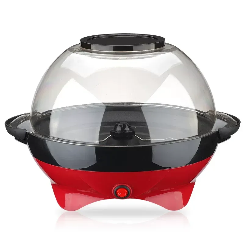 Kids Automatic Electric Popcorn Maker, DIY Fun Popcorn Machine with Removable Round Base