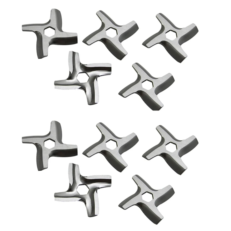 10X para Moulinex cuchillo picadora de carne hoja picadora piezas de electrodomésticos de cocina para HV2 HV3 HV4 HV6 HV8 ME406 ME420 ME605 ME650