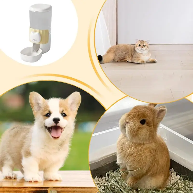 Automatic Feeder For Cage Cage Pet Feeding Bowls Dispenser Dog Cage Water Dispenser Cage Pet Feeding Bowls Dispenser For Cat