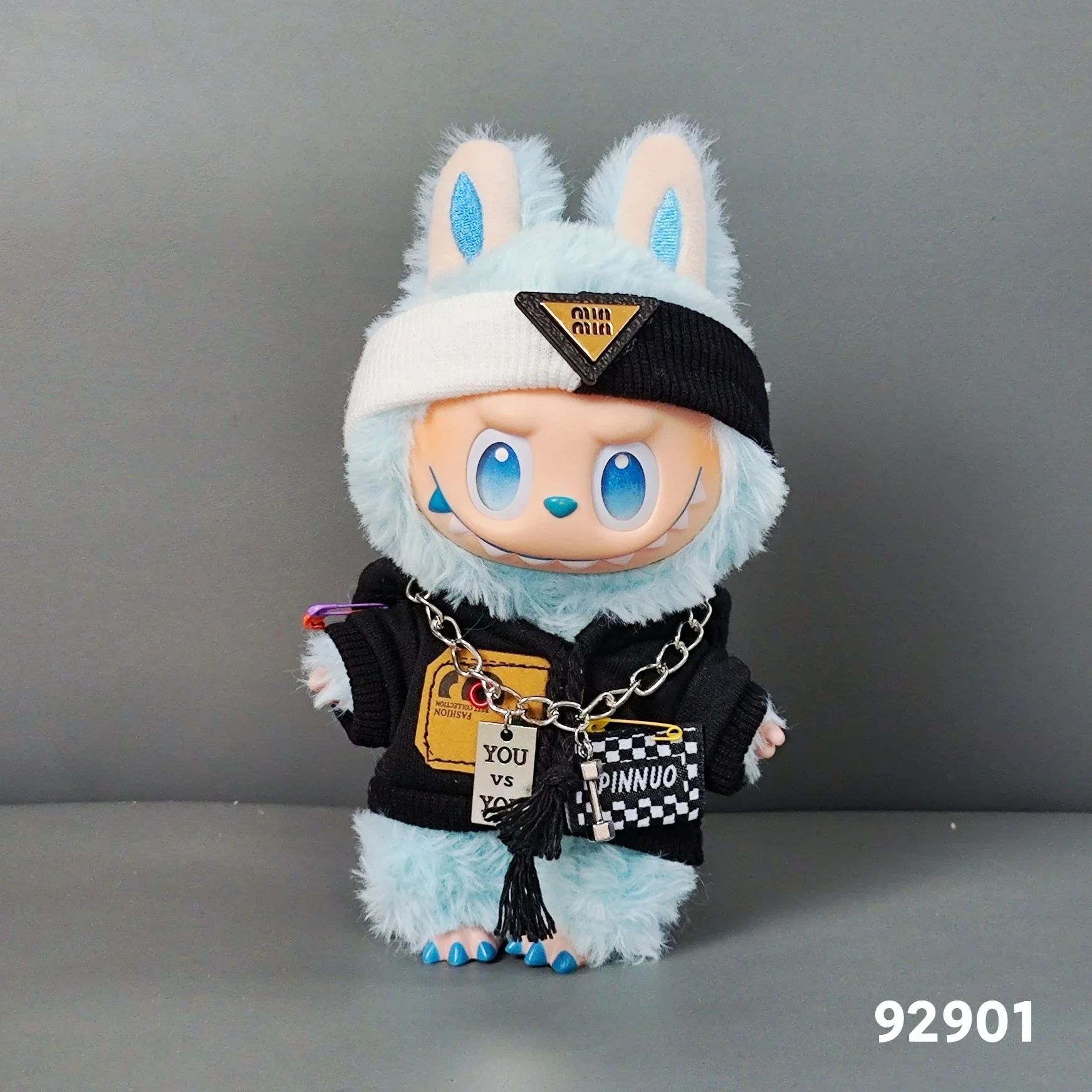 

17cm kawaii mini plush doll clothes & accessories for Korea K-pop EXO – sweaters, hats, outfits, DIY girl's