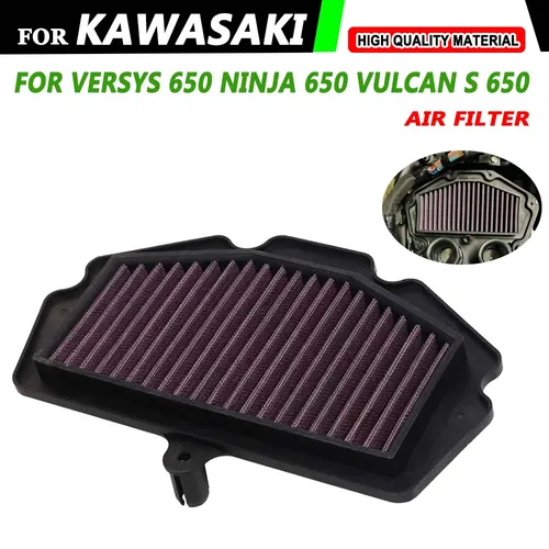 Para Kawasaki Versys 650 KLE650 Ninja 650 EX650 Vulcan S 650 S650 EN650 accesorios filtro de aire para motocicleta filtros de admisión limpiadores