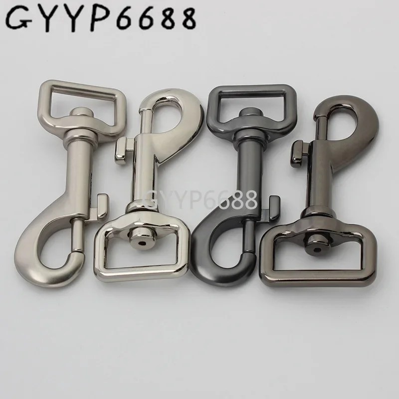 10/30/50pcs matte gun black color 75*21mm 76*25mm alloy polished snap hook for chain purse shoulderbags connect swivel clasp