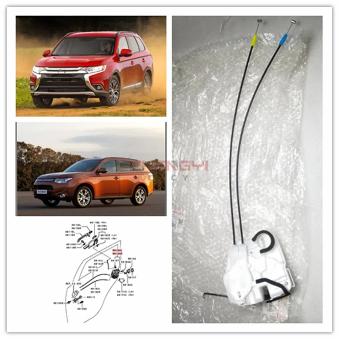 

Rear Door Lock Block Locking Device For Outlander GA2W GF7W GF8W GK2W 5745A634 5745A619 5745A396 5745A395