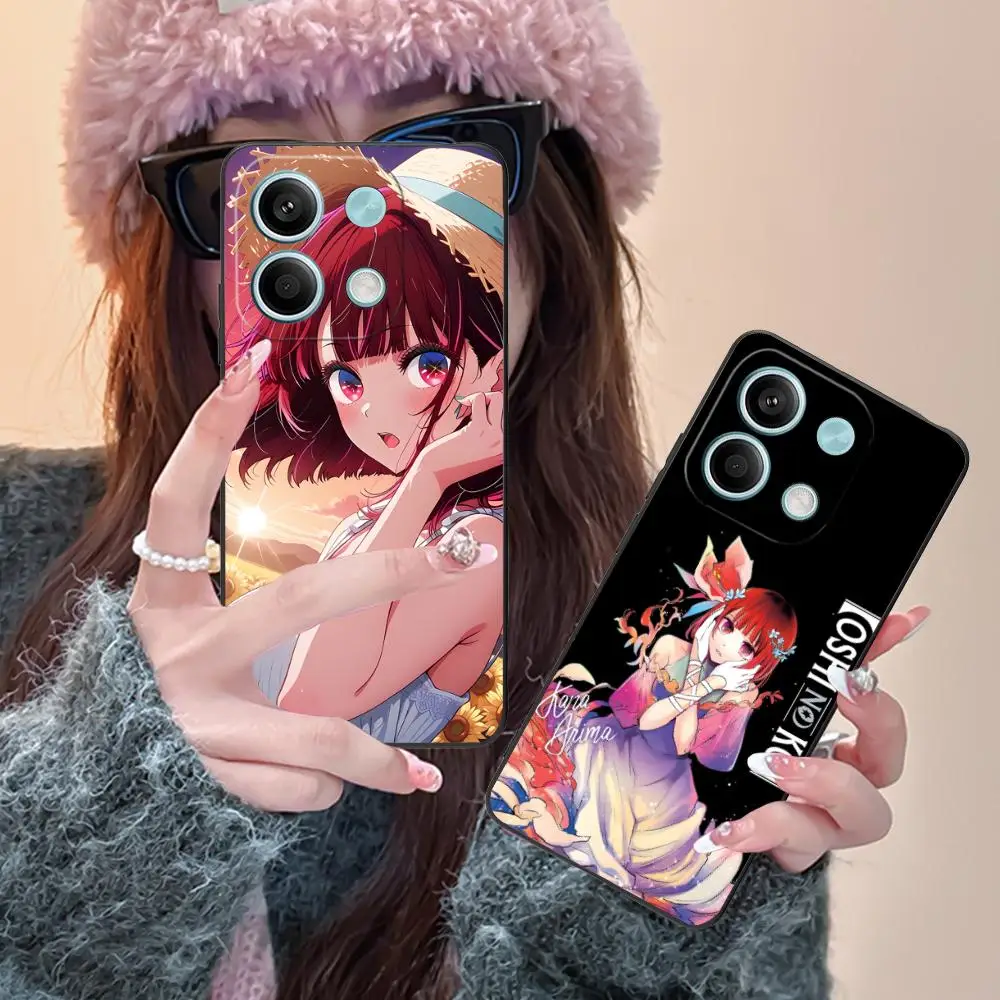 B-Komachi Kana Arima جراب هاتف ل POCO M6 M5 M4 M3 X7 X6 X5 X4 X3 F6 F5 F4 Pro GT 5G لون واقية غطاء الهاتف الذكي جميل