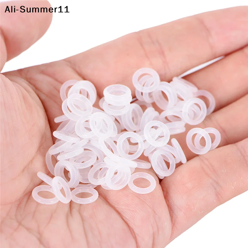 【A11】120Pcs 2026 New Silicone Rubber O-Ring Switch Dampeners White For Keyboard