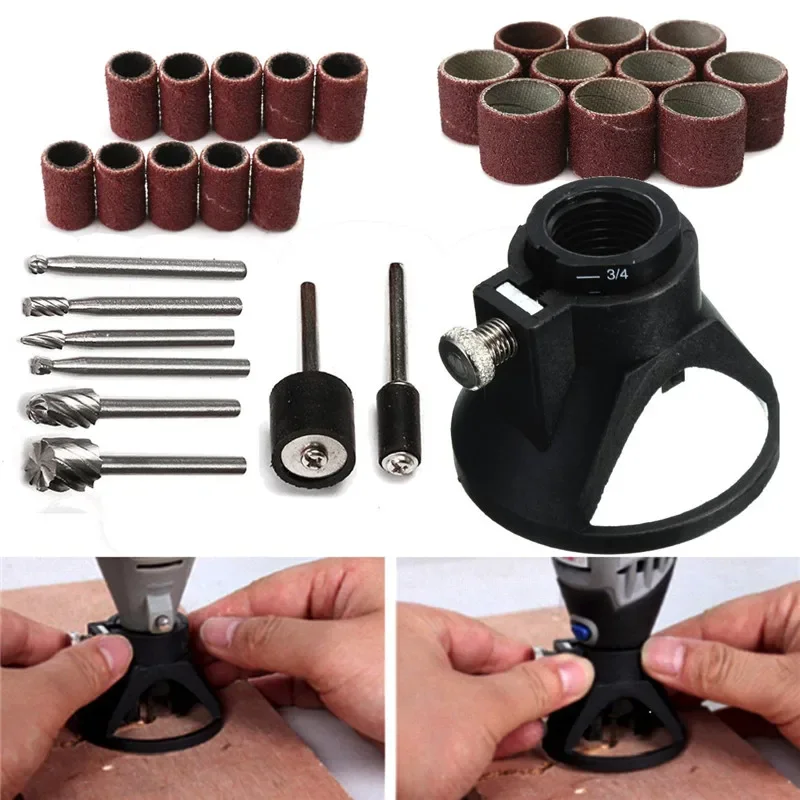 New 29 pieces/set of rotary tool attachment micro drill tools, suitable for Dremel grinding and polishing woodworking drill bits