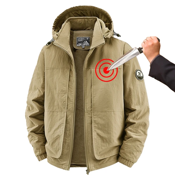 Safe-stab Supplies Proof Jacket Military Tactical Knife Invisible Flexible Cutting Chopping Resistant Police Fbi Clothing M-5XL