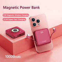 22.5W Power Bank 10000mAh 15W Magnetic Fast Charging Portable Powerbank for iPhone 15 12 Mini Pro Xiaomi Samsung S23 Poverbank