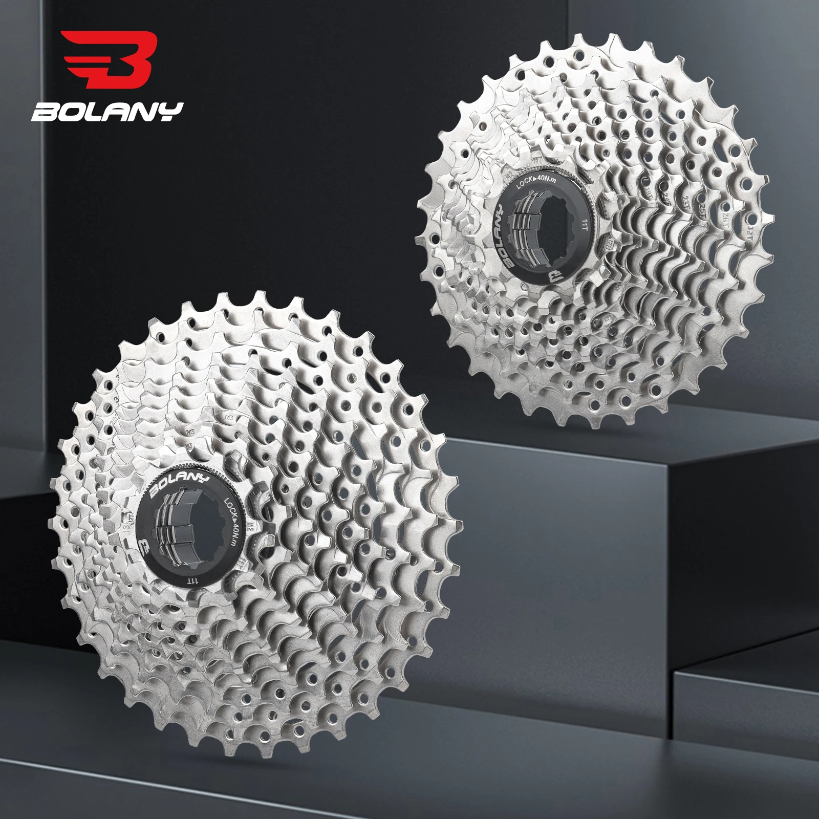 BOLANY 12-Speed Road Bike Cassette HG Freehub 11-32T Steel Sprocket Flywheel Compatible with for Shimano HG System