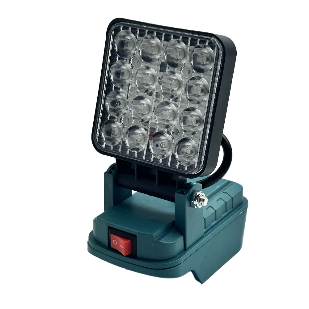 3 Zoll Kabellose LED-Arbeitsleuchte für Makita 14,4-18V Li-Ionen-Akku Dual USB Verstellbare Camping-Notlampe Ohne Akku – Detail 8