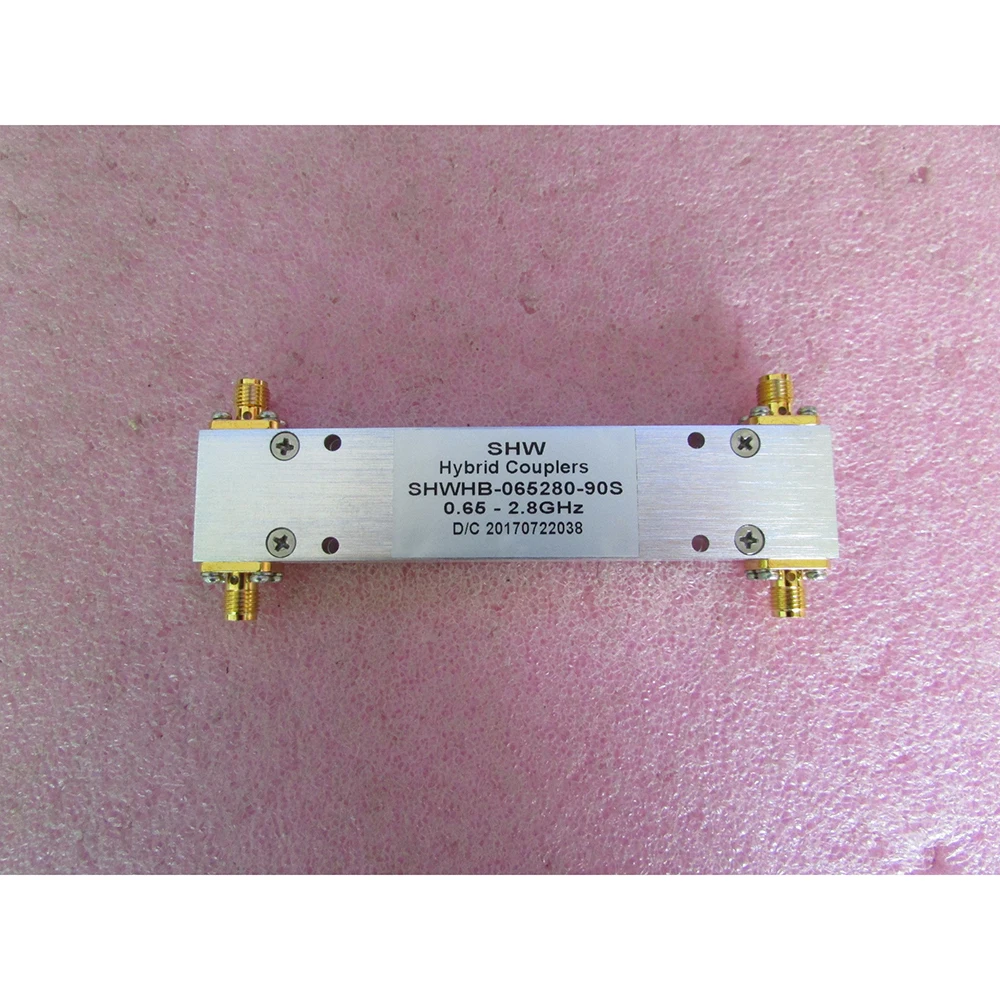 SHWHB-065280-90S 0.65-2.8GHz SMA 90 degree coupling bridge 3dB bridge