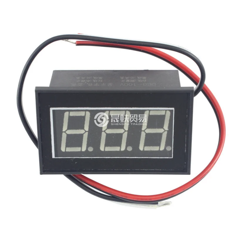 V56DPotting Waterproof DC0-100VElectric Car Blue Digital Voltmeter Digital Voltmeter Head