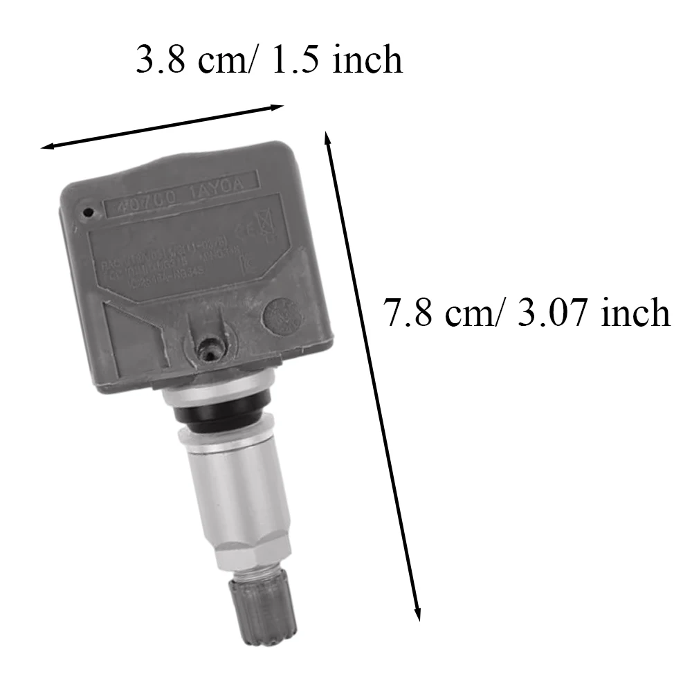 40700-1AY0A, 407001AY0A 4Pcs Car Tire Pressure Monitoring Sensor TPMS For  Infiniti G37 2008-2013 Nissan 370Z  2008-2014