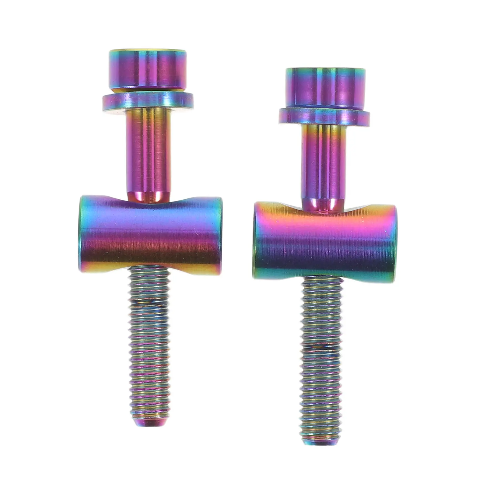 

2Pcs Titanium Bike Seatpost Bolt M5x35 Lightweight Strong Seatpost Fixed Screw for Mtb Road Commuting Anti-Vibration Seat Clamp