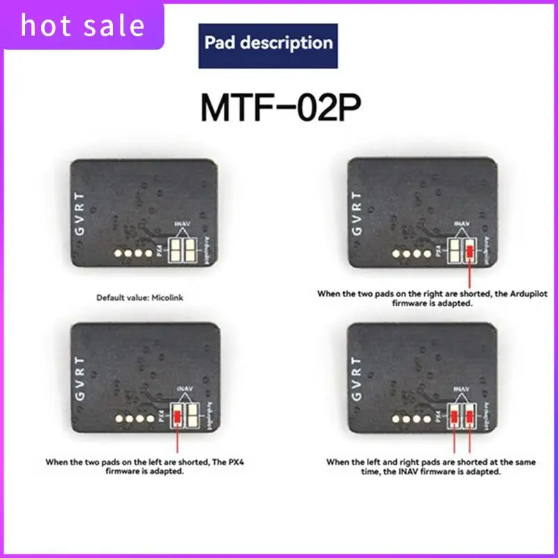 Sensor óptico de flujo y alcance Micoair MTF-02P 6M de alcance Compatible con Micolink/Ardupilot/PX4/INAV