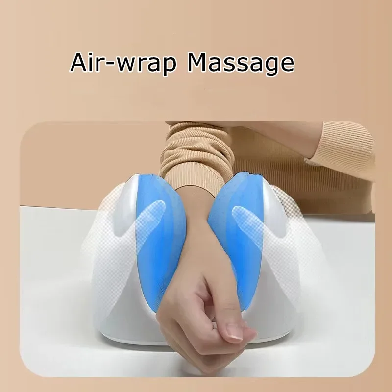 New Upgraded Wireless Rechargeable Smart Heated Air Pressure Vibrator Hand Wrist Massager