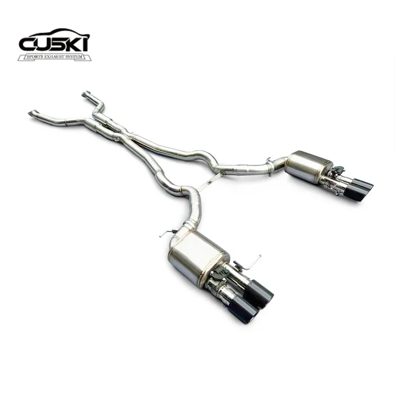 Pertains to BMW M5 E60 5.0 2003-2010 Performance Exhaust Pipe with Valve Automotive Exhaust Modification Fittings,Increased powe