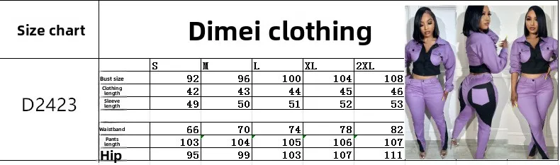BWQ Jesień i Zima Nowa Kolekcja Damska Odzież Casualowa Sportowa Zestaw Dwuczęściowy: Bluzka z Długim Rękawem i Spodnie w Kontrastowych Kolorach