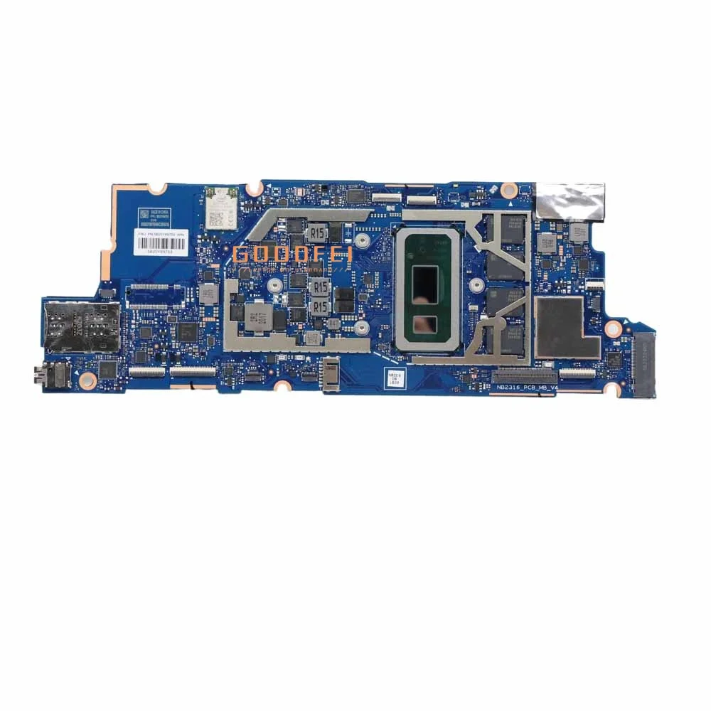 

Материнская плата ноутбука, аксессуары для материнской платы NB2316 с процессором I5-10210U, 16 ГБ ОЗУ Yoga Duet 7-13IML05 для Lenovo 5B20S72493