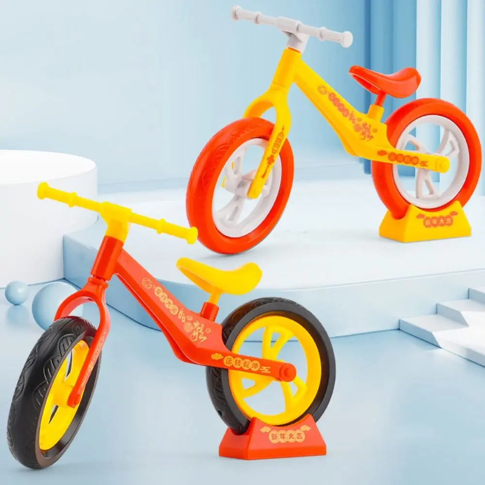 Children's Puzzle Toys Assembled Bicycle Toy Model Movable Sliding DIY Mini Bike Plastic Toys Handmade Learning Balance Car Toy