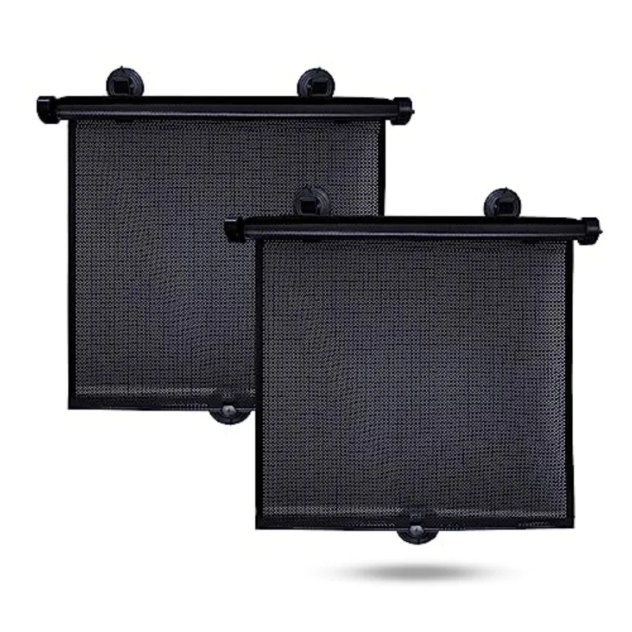 

Car Side Window Sun Shade 2 Pack Retractable Roller Sunshade for Baby Car Window Shades for UV and Sun Glare Protection Baby Tr